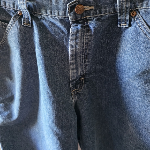 Lee Men's Vintage Blue Denim Shorts Size 38 Dad Jeans Shorts 90s - Picture 4 of 6